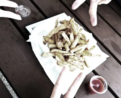 所沢サクラタウンのイベントで食べたポテト