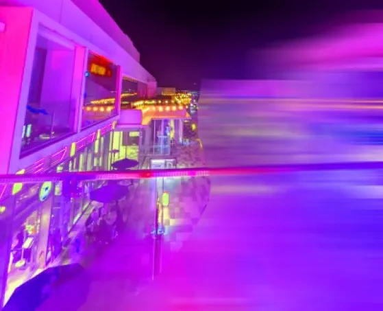 羽田空港のライトアップ