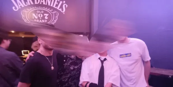 Midnight Brawl 1で僕とInverted Silence, James Landino, Zerothの4人で撮った写真