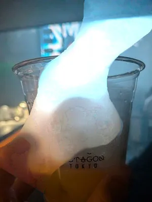 MixParkで飲んだSelOctagonTokyoのオレンジジュース