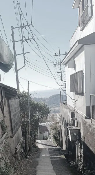 S高の本校スクーリングで筑波山から見た景色